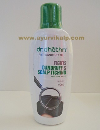 Dhathri, ANTI-DANDRUFF OIL, 75ml, Fights Dandruff And Scalp Itching